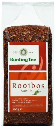 Thé Bünting Rooibos vanille à la en vrac 200 g
